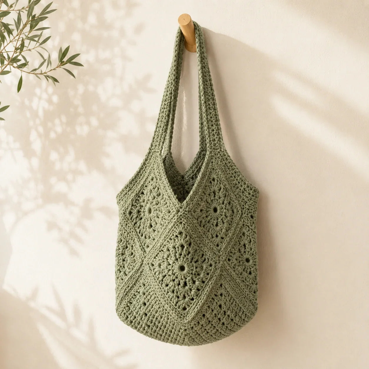 Lunar Granny Square Crochet Bag Pattern